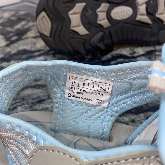 Atika Womens Athena Lightweight Athletic Outdoor Sandles, Oceanside, sz 8 - Picture 9 of 9